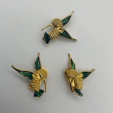 Vintage Gold Tone Earrings &