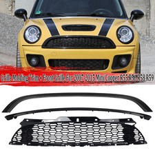 3x Gloss Front Grille Bumper