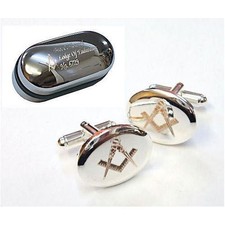 Engraved Silver Plated Masonic