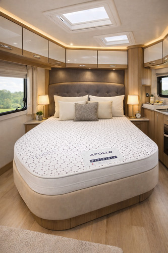 Bespoke caravan bed mattress - caravan,