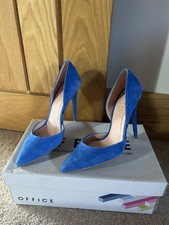 Office Cobalt Blue Suede Court