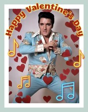 Elvis Valentine's Day Card