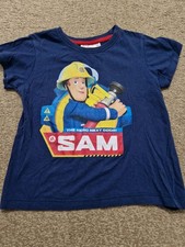 Fireman Sam Blue T Shirt 5 - 6