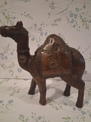 Camel figure carved - carved, with