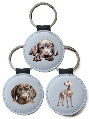 Weimaraner keyring - keyring,,