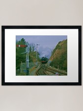 6695 at Corfe Castle Framed