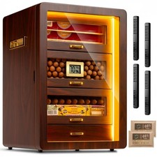 Desktop Humidor Cabinet Triple