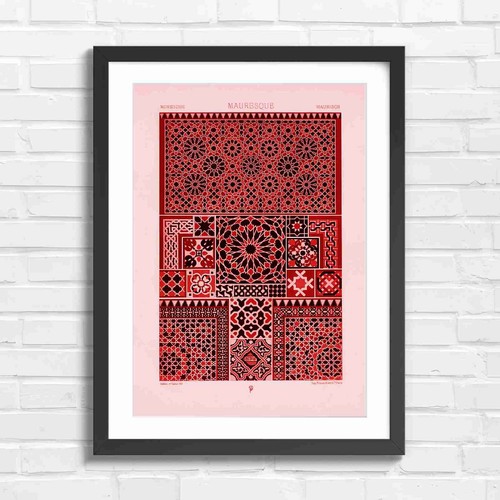 Vintage mauresque islamic tile - mauresque,