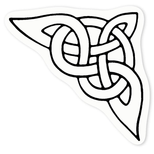 Celtic corner clear - corner', sticker