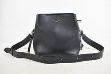 Radley Cross Body Handbag Blue Leather Zip Up Gold-Tone Hardware Brand New