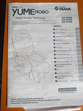 Inada Japanese Massage Chair. Yume Robo Rotate Rocker Technology. Fully Working