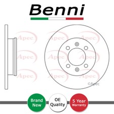 1x Brake Disc Rear Benni Fits