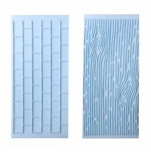 Brick wood grain impression - &,