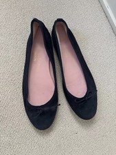 Just Ballerinas London- Navy Suede- Size 41