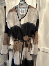 Ladies M&S Limited Edition Size M Long Wrap Coat