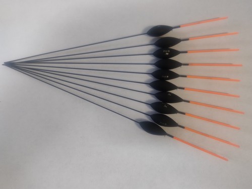 Hand made pole floats