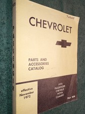 1973 CHEVROLET PARTS BOOK /