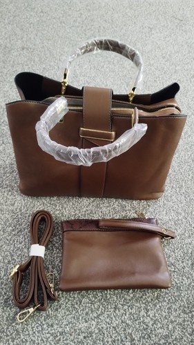 Brand new tan brown piece - brand, 3-piece