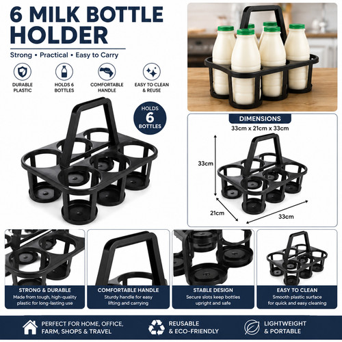 Bottle milk carrier - bottle, plastic