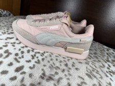 Puma Future Rider Glossy Wn s Pink Casual Sneakers-UK 5-grey,pink
