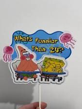 Spongebob inspired cake topper - cake,