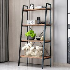 Ladder Shelf Bookshelf 4-Tier