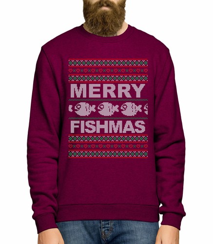 Merry fishmas ugly - fishmas,