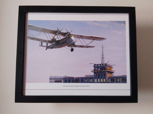 Aircraft print evening - aircraft,