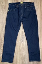 Draggin Roomoto Motorcycle Trousers Jeans Mens Full Aramid Lining W38 Motorbike 