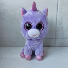 Rare Ty Beanie Boo - Rainbow the Unicorn Plush Soft Toy 6" Retired - No Tags