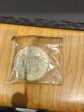 1967 Half Crown 1/2 Crown Coin, Queen Elizabeth II, Great Britain