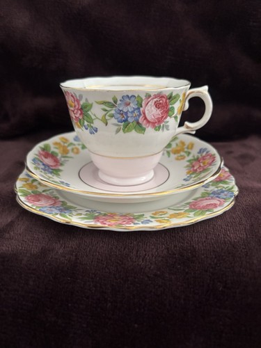 Colclough floral pink vintage - colclough,