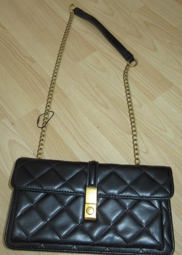 Ladies black quilted - black,