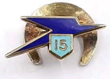 Silver BOAC Badge Speedbird Enamel 15 Years of Service Sterling Hallmarked 1962