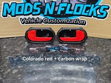 Ford Fiesta 02-08 Interior Door Release Opening Handles COLORADO RED + CARBON