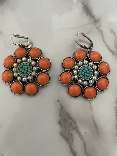 Rachel coral turquoise - coral,