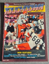 AMERICAN FOOTBALL MAGAZINE ** TOUCHDOWN ** VOL 3 NO 1 ** NFL UK 1985