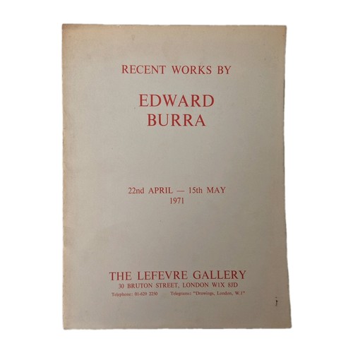Recent works edward burra - recent,