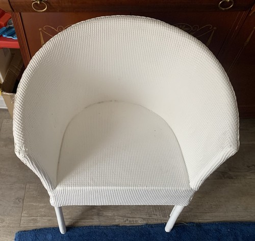 Vintage wicker basket tub type - basket,