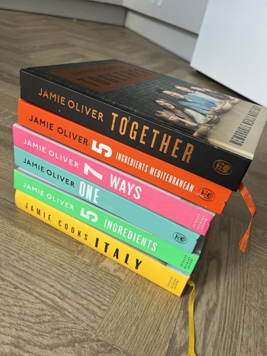 Jamie oliver cook books - 6,