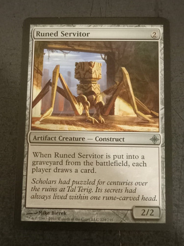 Runed servitor rise the - servitor, [rise
