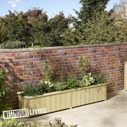 Wooden timber garden - wooden,