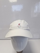 Adidas Team GB Paralympics Womens Baseball Cap White Blue Clasp Back