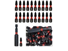 25x Pozi Bits 1/4" PZ2-25mm
