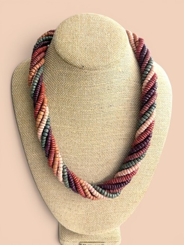 Vintage boho multi strand - multi,