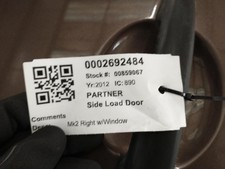 PEUGEOT PARTNER SIDE LOAD DOORTEPEE OUTDOOR HDI MPV Brown 08-18