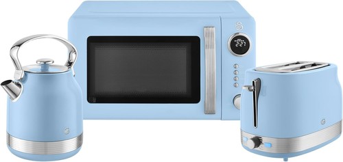 Swan retro revive - blue, kettle