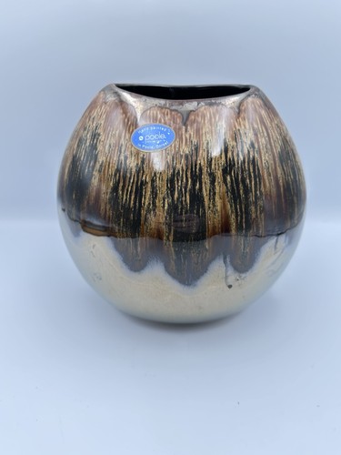 Poole pottery purse vase - pottery, vase.
