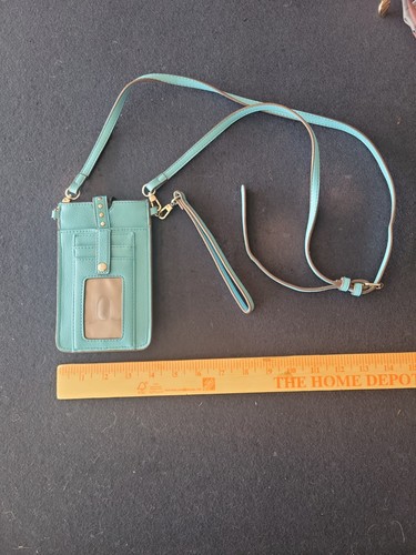 Light blue crossbody phone - light,