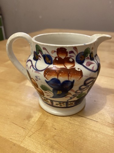 Gaudy welsh jug - gaudy,